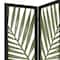 Homeroots 3 Panel Green Room Divider with Tropical leaf 376793 - alternate 5